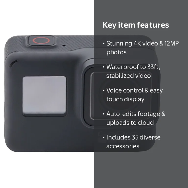 Restored GoPro HERO 5 Black Edition 4K Action Sport Camera
