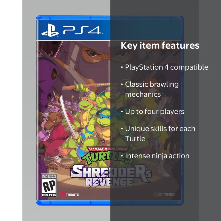 PS4 Teenage Mutant Ninja Turtles: Shredder's Revenge, New Everyone