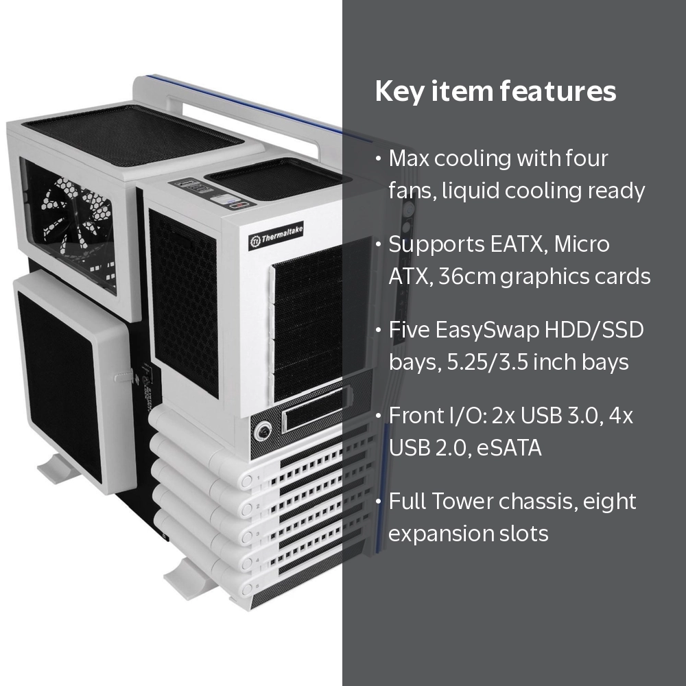 Thermaltake Level 10 GT Snow Edition - Walmart.com
