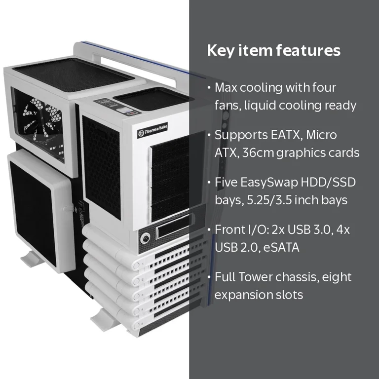 Thermaltake Level 10 GT Snow Edition - Walmart.com
