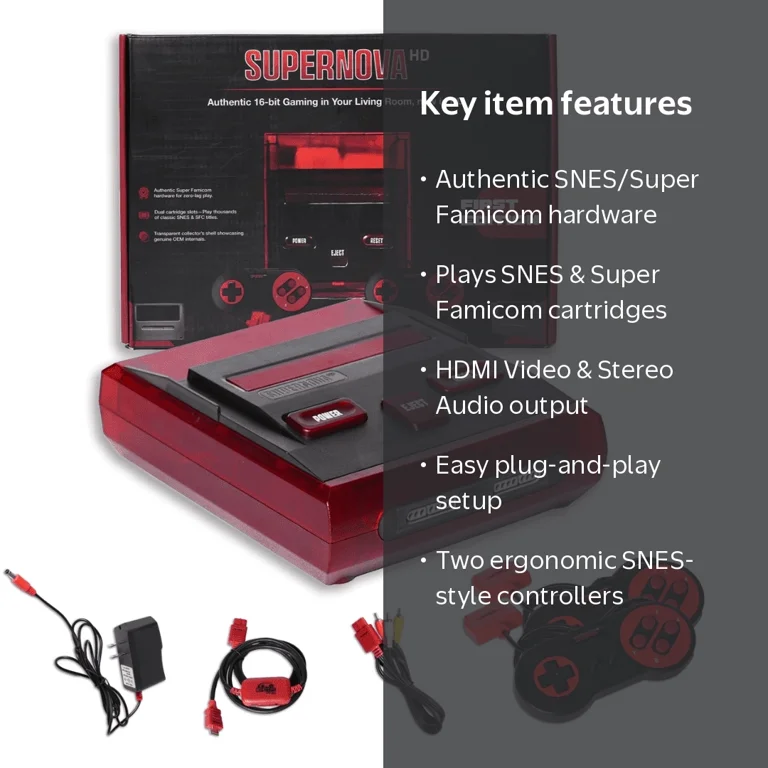 SuperNova HD Console - Authentic SNES & Super Famicom Cartridge