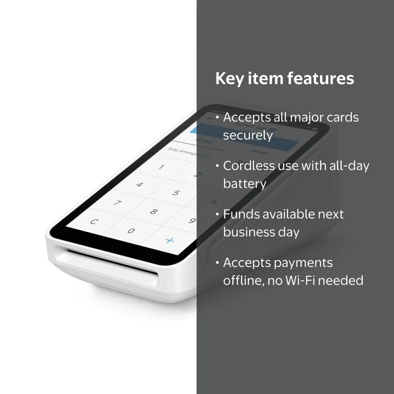 Square Terminal - Chip Debit Credit Card Machine, Mobile POS for