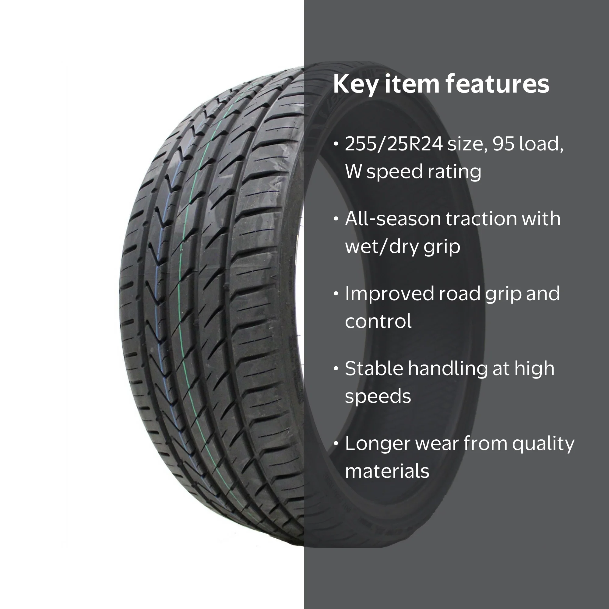 Lexani LX-Twenty 255/25R24 95 W Tire - Walmart.com