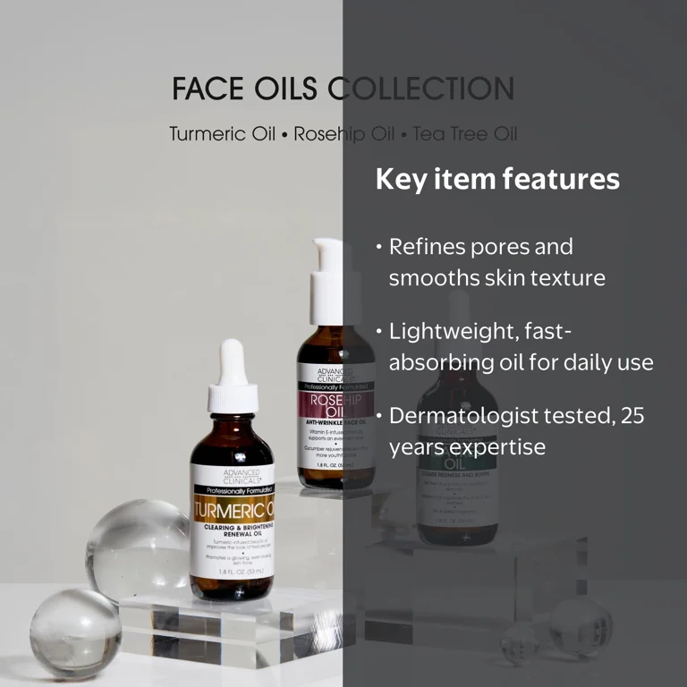 ADVANCED CLINICALS Tea Tree Oil Face Serum with Witch Hazel 1.8 fl