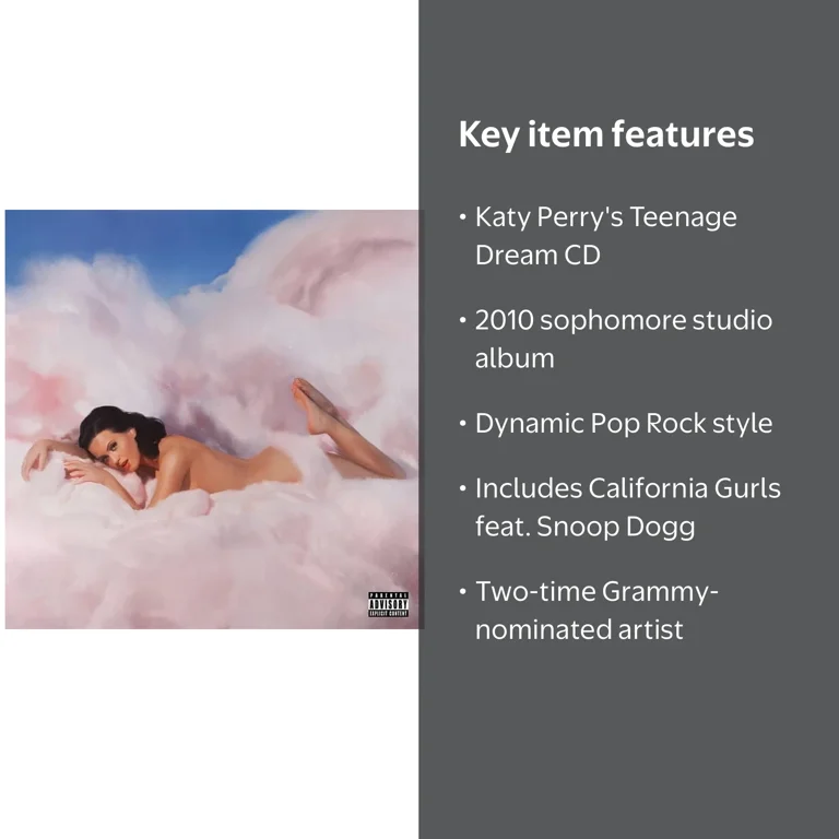 Capitol, Katy Perry, Teenage Dream, CD, 2010 Album, Music