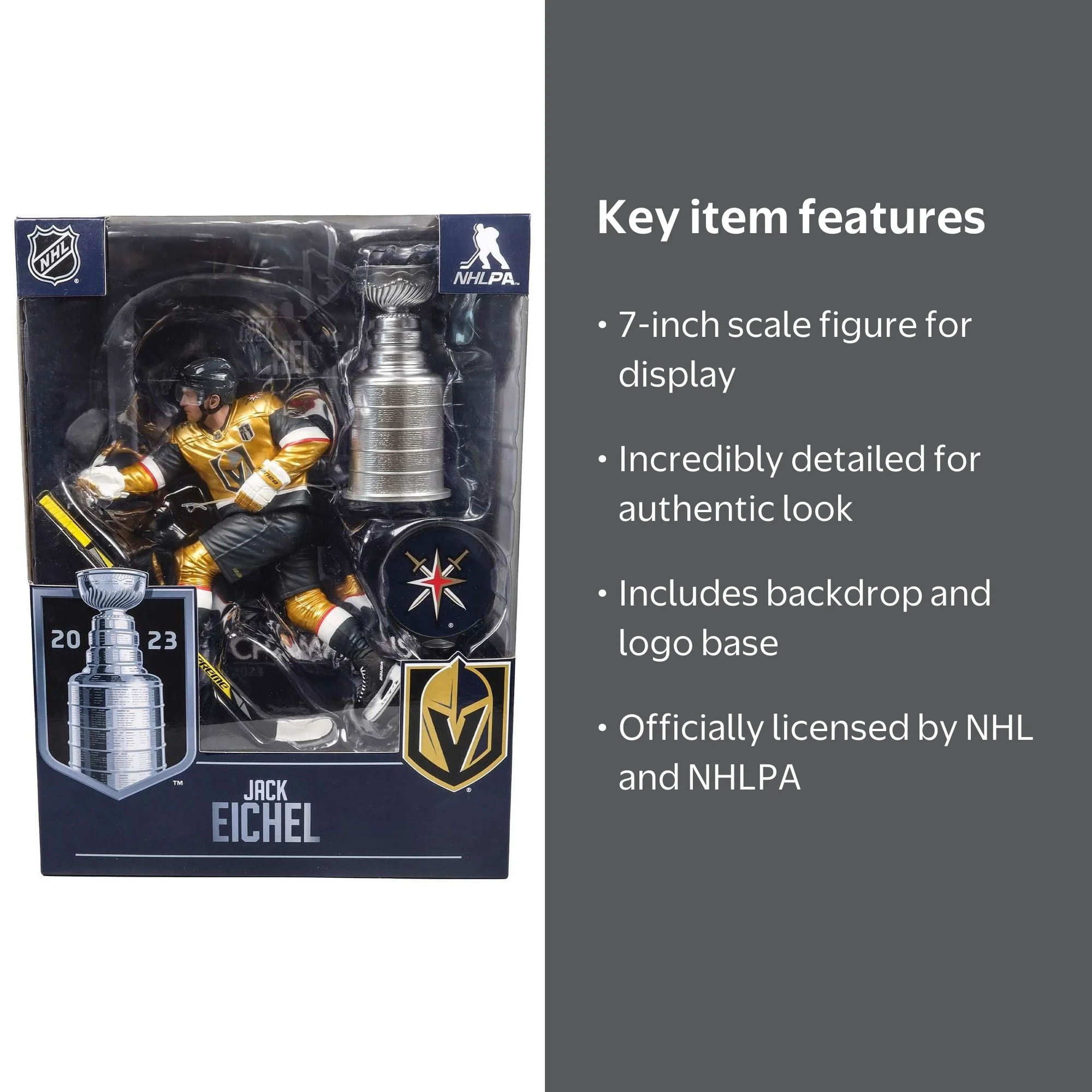 Jack Eichel w/Stanley Cup (NHL: Vegas Golden Knights) 7