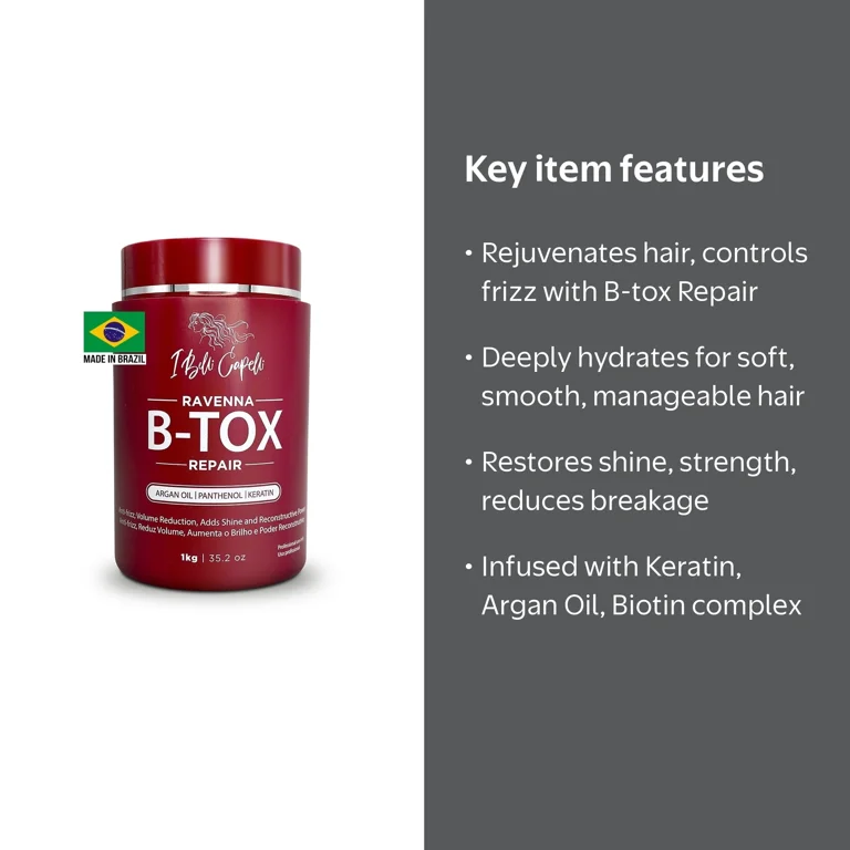 I Belli Capelli Ravenna B-tox Repair Mask Hair Rejuvenation Anti