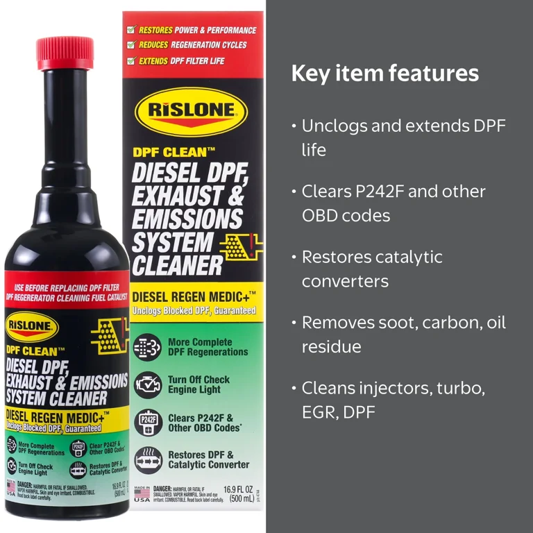 Rislone DPF Clean Diesel DPF, Exhaust & Emissions System Cleaner