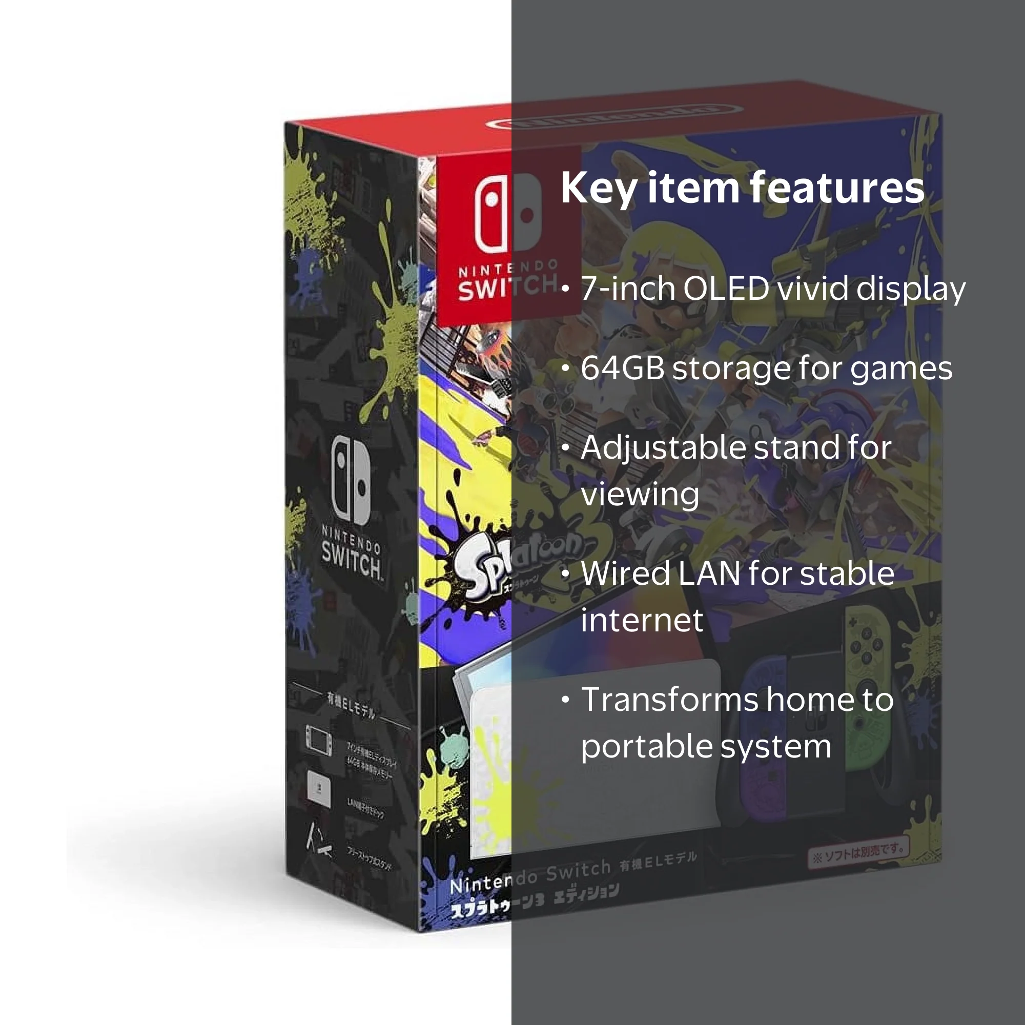 Nintendo Switch OLED Model Splatoon 3 Special Edition Japan Stock