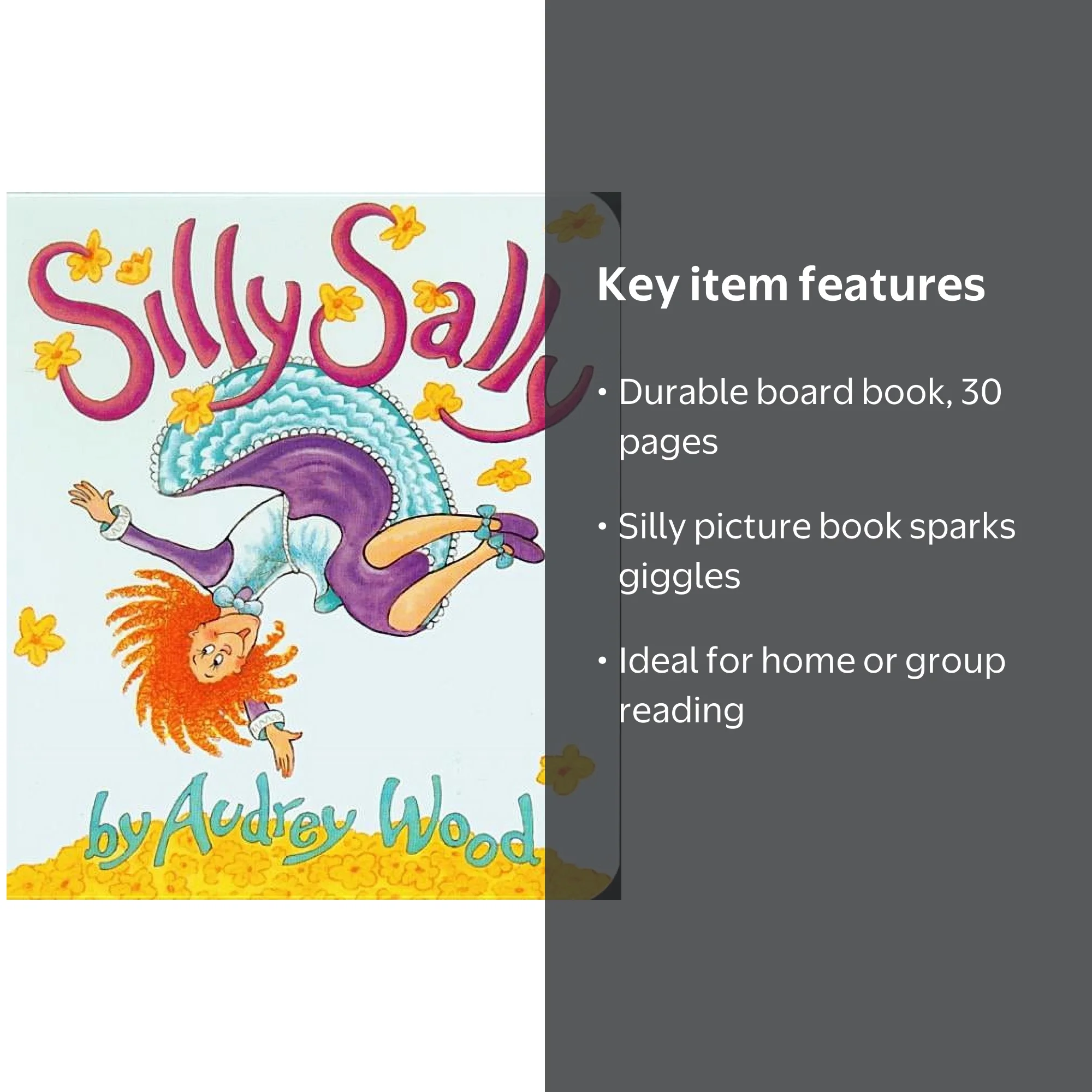 Audrey Wood, Board Book, Silly Sally, with Funny Friends - Walmart.com