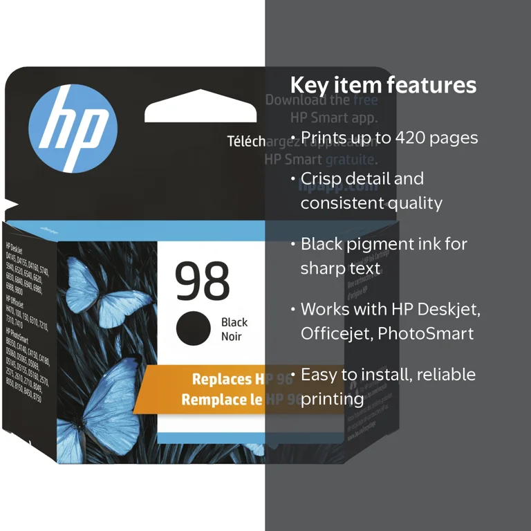 hp officejet hp printer ink 98