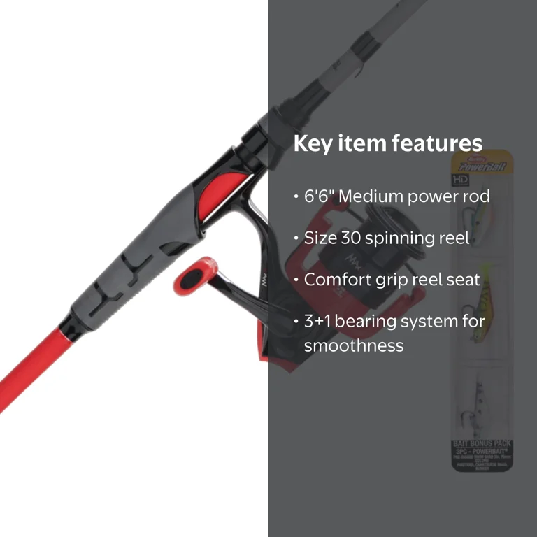 abu garcia sapphire crest spin combo Pure Fishing Brands: Spinning Combos spooled line Abu Garcia AMXSP30661M Aqua Max