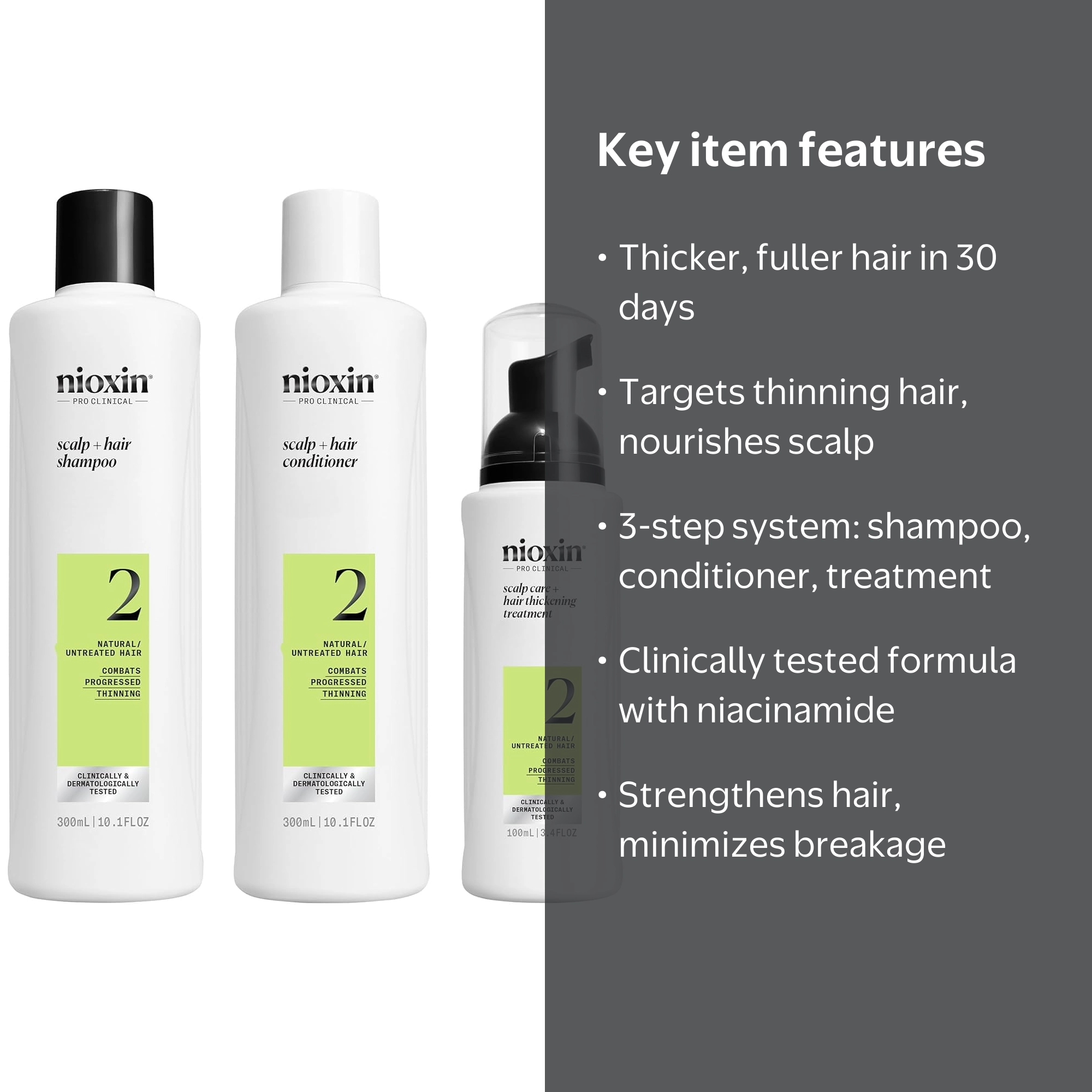 Nioxin Hair Care Kit System 2 (3 Months Supply) - Walmart.com