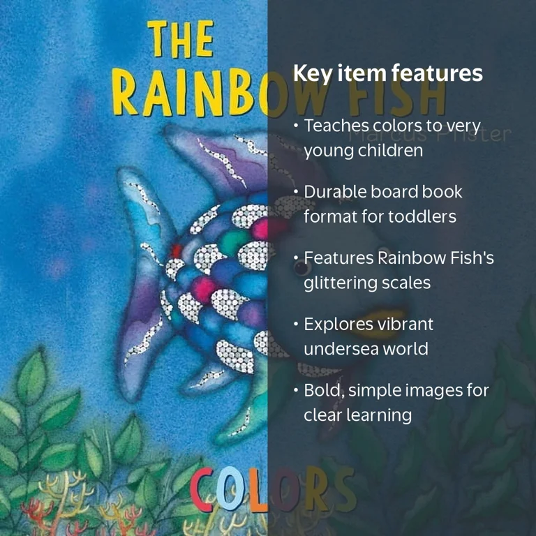 The Rainbow Fish Colors (Board Book) - Walmart.com
