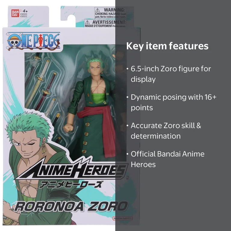 Anime Heroes - One Piece - Roronoa Zoro, 6.5