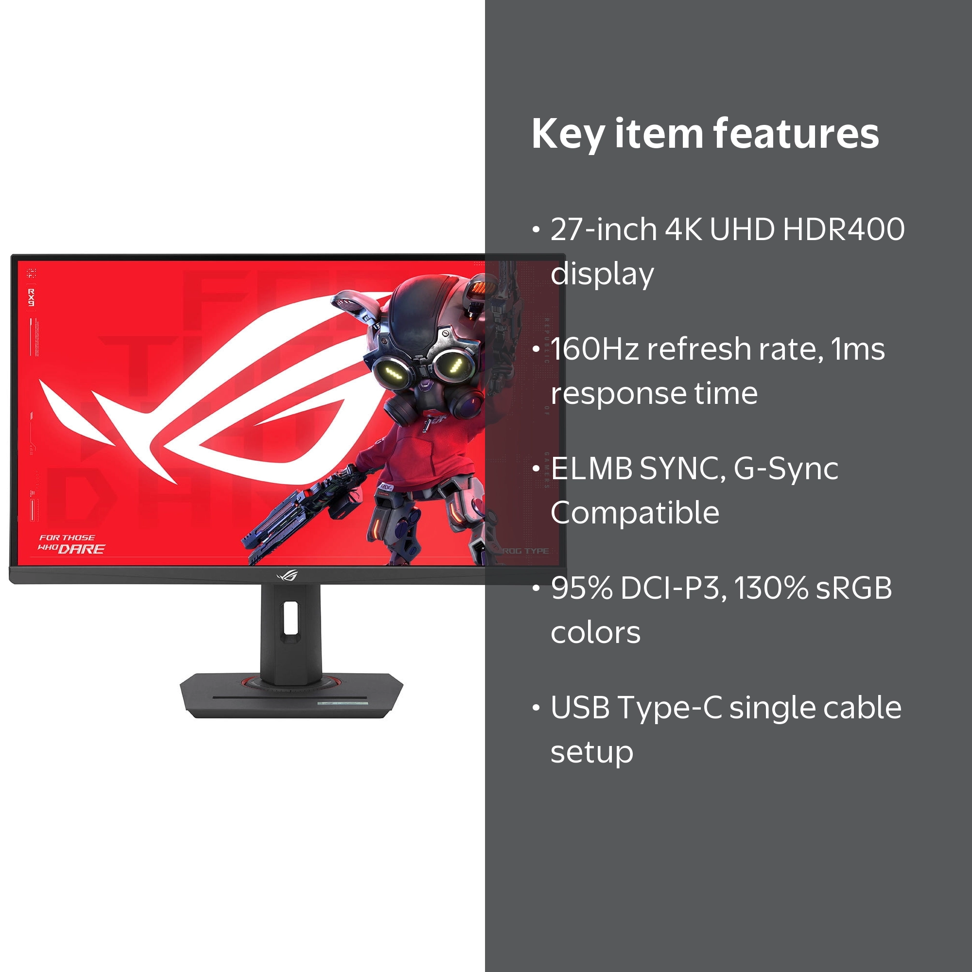 ASUS, Gaming Monitor, XG27UCS 27