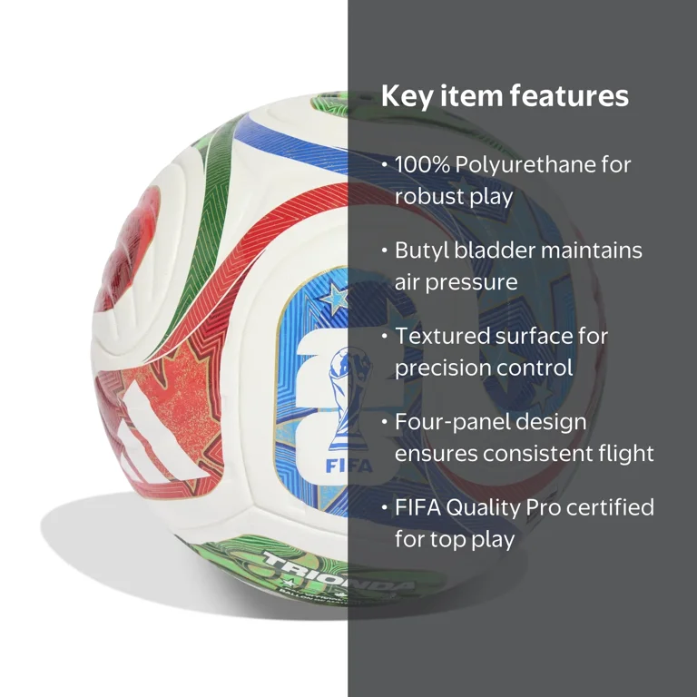 adidas FIFA World Cup 26‚Ñ¢ Trionda Pro Ball, Four-Panel Design