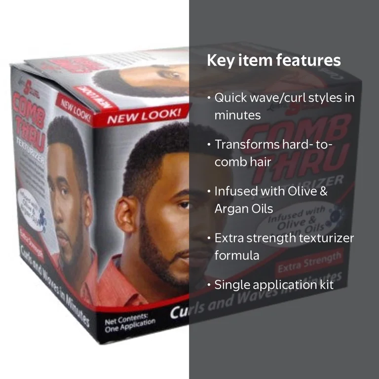 Luster's Pink, S-Curl Comb Thru Texturizer, Extra Strength, 4 oz