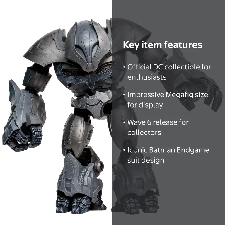 Dc Collector Megafig Wv6 - Justice Buster Batsuit (Batman: Endgame