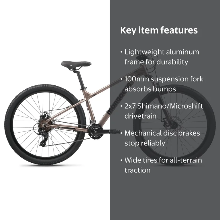 Mongoose Switchback Comp, Unisex Mountain Bike, 27.5- Inch Wheel