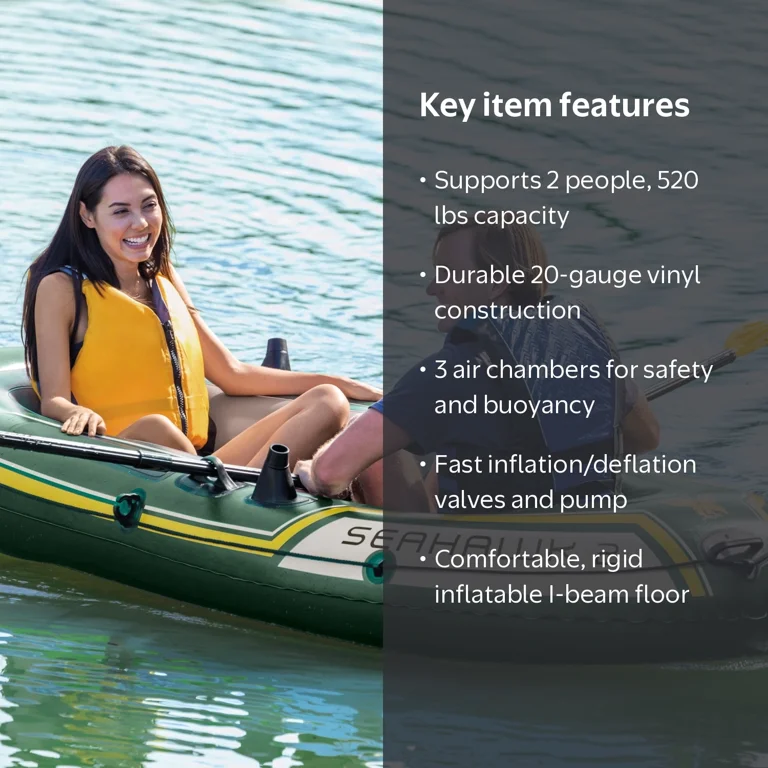 Intex, Inflatable Boat, 93