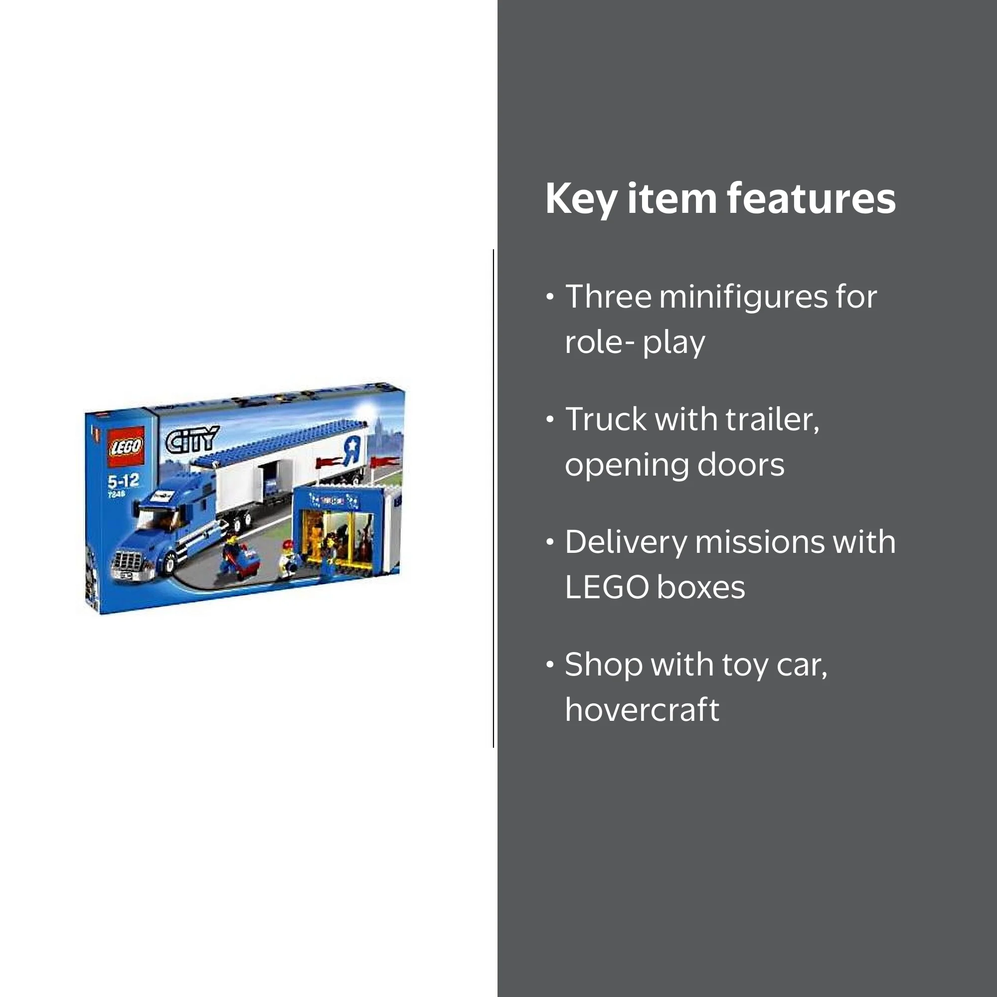 LEGO City Building Kit: Toys R Us Exclusive Delivery Truck Set