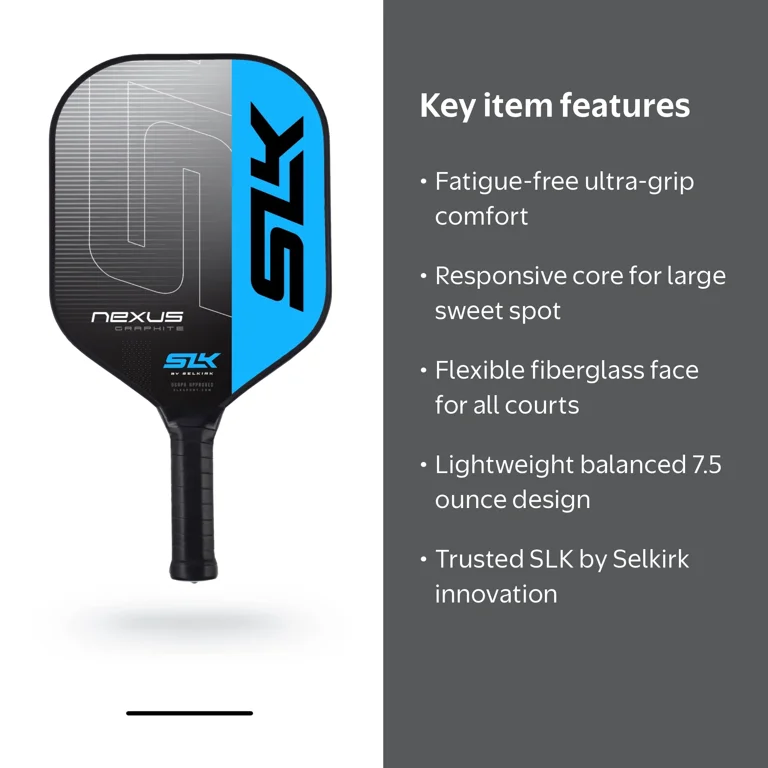 Selkirk fiberglass honeycomb core blue Nexus Pickleball Paddle