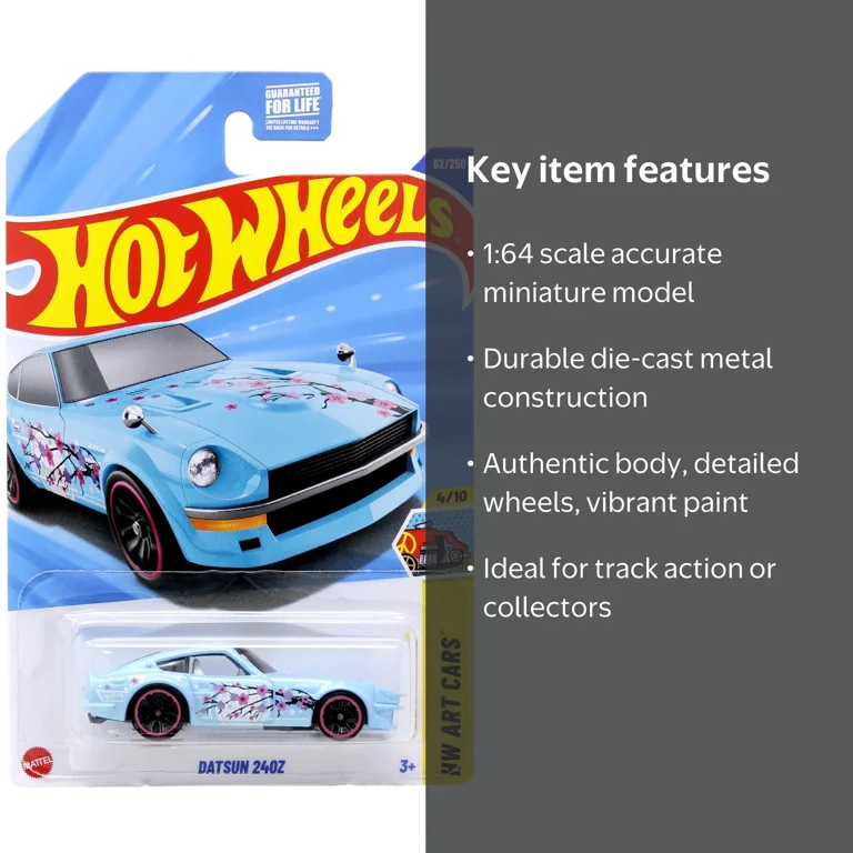 Hot Wheels HW Art Cars Datsun 240Z Diecast Car - Walmart.com