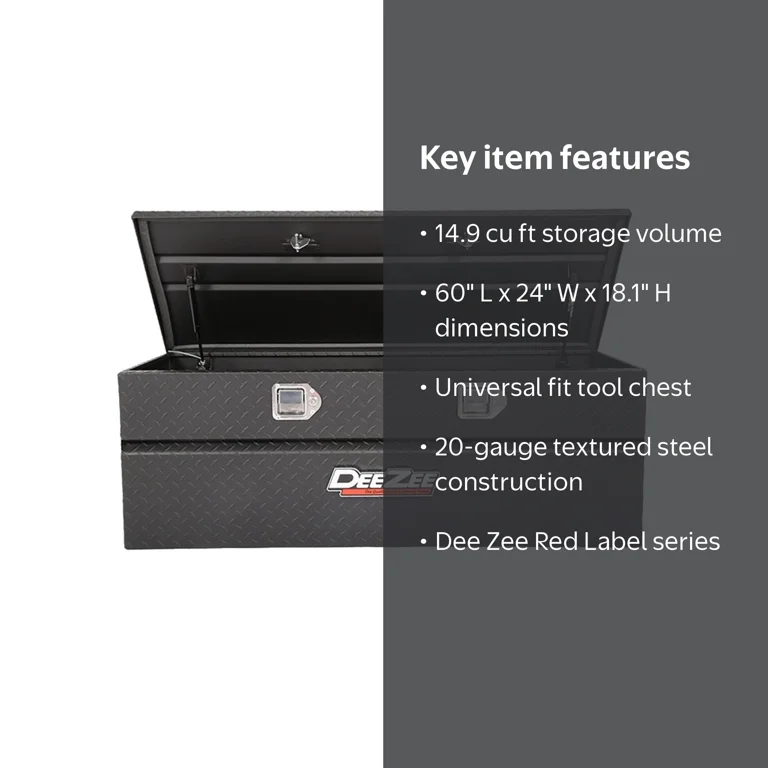 Dee Zee, Chest Tool Boxes, DZ 8546TB, Red Label, Universal Fit