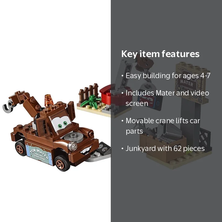 LEGO Juniors Mater's Junkyard 10733 Building Set (62 Pieces