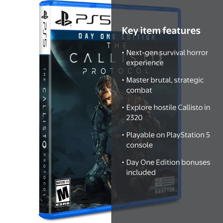 カリストプロトコル　北米版DAY ONE EDITION 新品未開封 PS5用 The Callisto Protocol - Day One Edition, Playstation 5, Survival