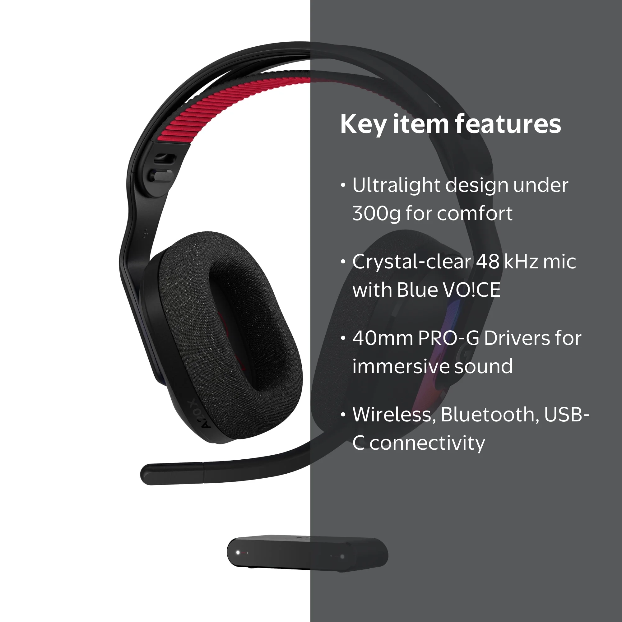 Logitech G Astro A20 X Lightspeed Wireless Gaming Headset for PS5