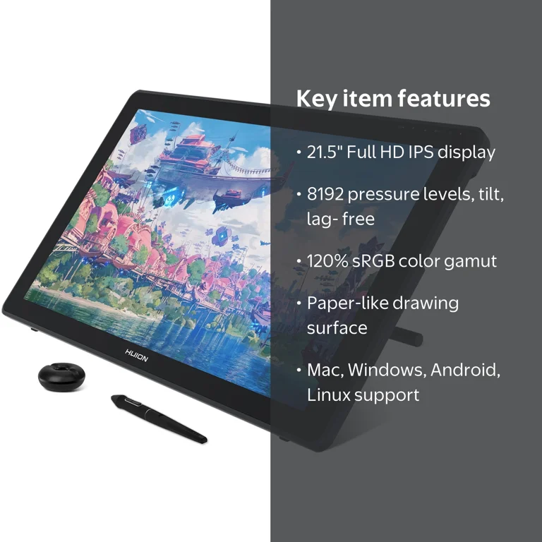 Huion, Drawing Tablet, 21.5