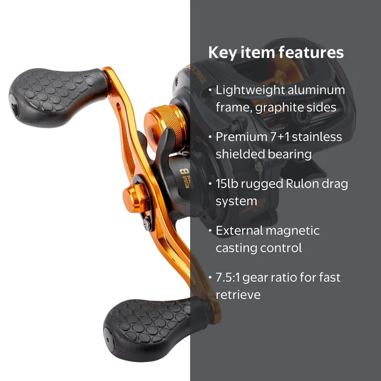 Lew's Xfinity Speed Spool Baitcast Fishing Reel - Walmart.com