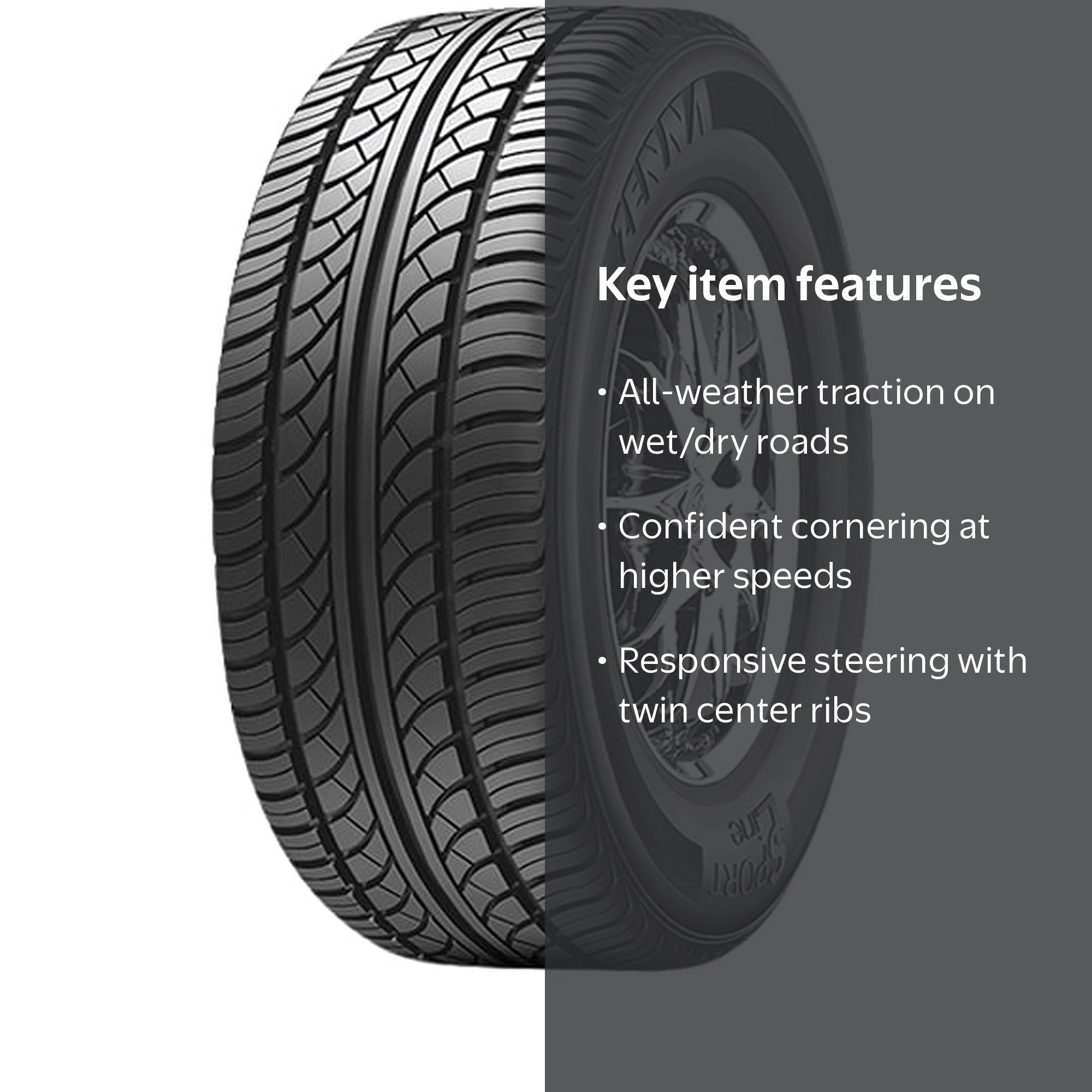 Zenna Sport Line All Season 205/65R16 95H Passenger Tire - Walmart.com
