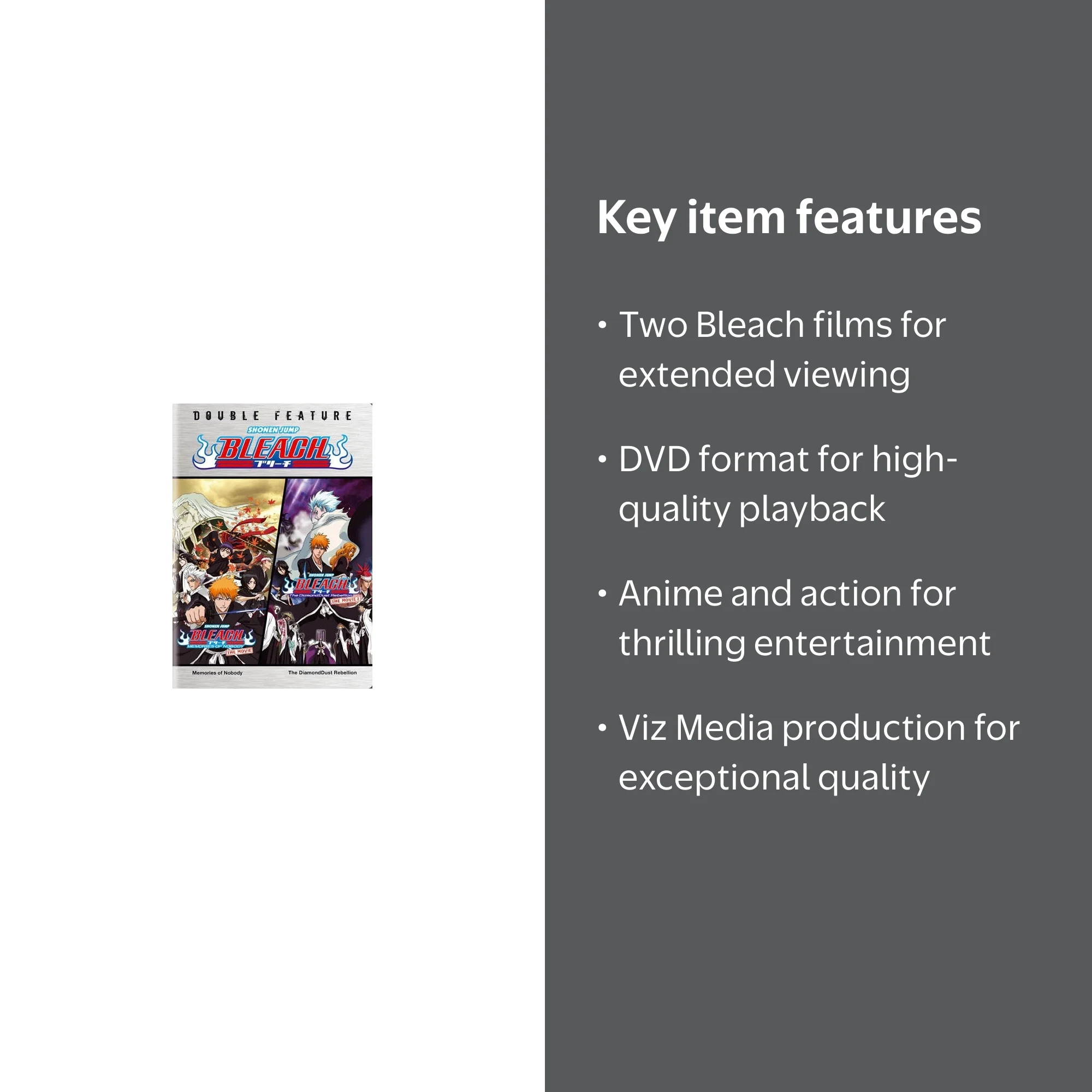 Bleach Movies Double Feature (DVD Double Feature) [DVD] - Walmart.com