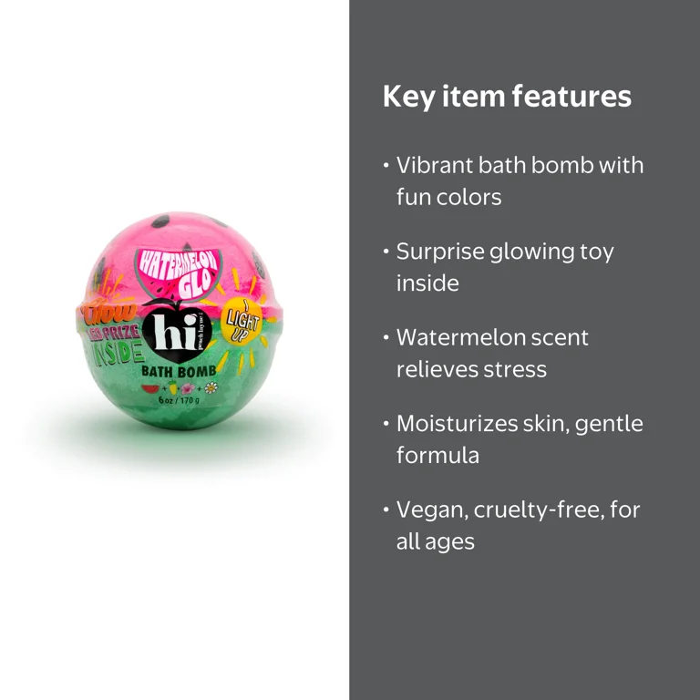 Hi Peach Layne Watermelon GLO with LED Prize inside, Watermelon