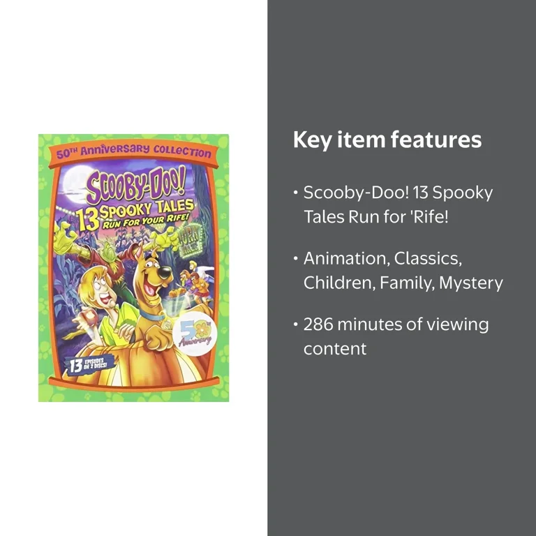Scooby-Doo! 13 Spooky Tales Run For Your 'Rife! [DVD] - Walmart.com