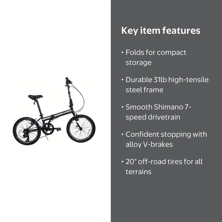 ZiZZO, Folding Bike, 20
