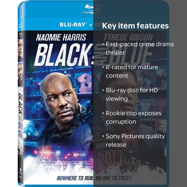 Sony Pictures Black and Blue Blu-ray R Action Thriller - Walmart.com