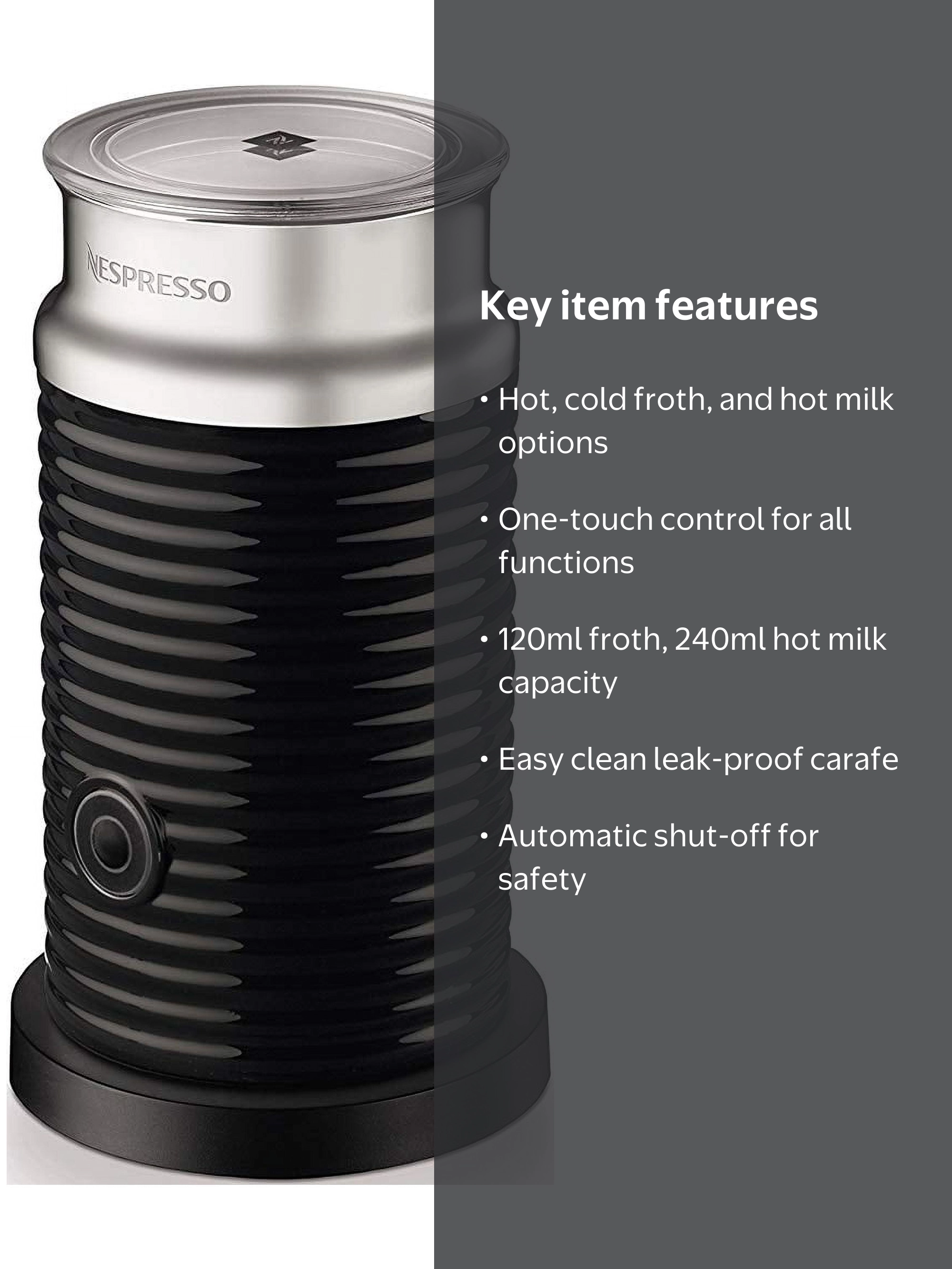 Nespresso Aeroccino 3 Milk Frother - Walmart.com