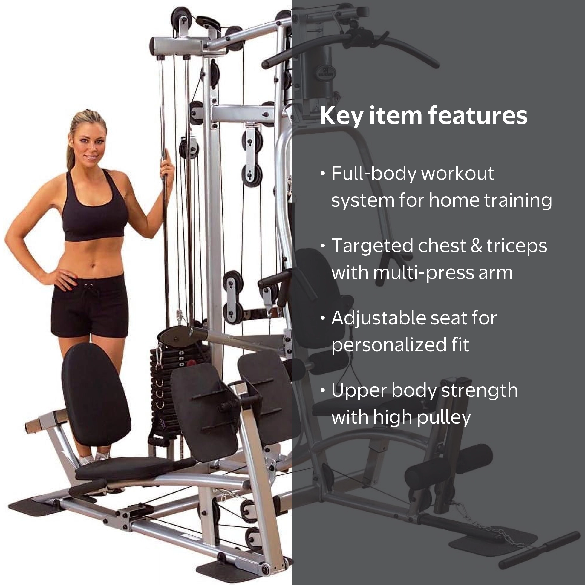 Body-Solid Powerline P2LPX Home Gym with Leg Press, Multifunction