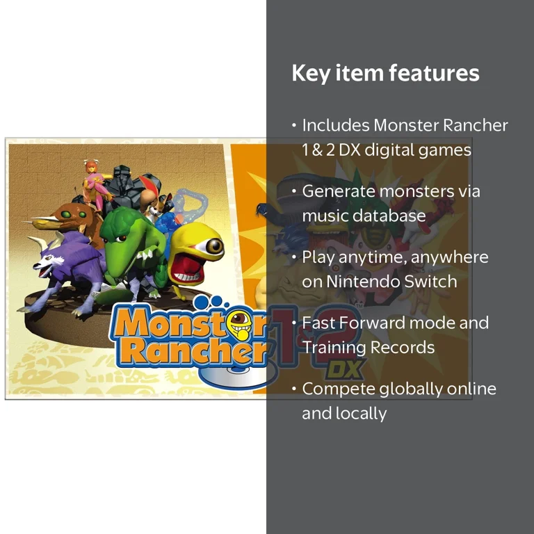 Monster Rancher 1 & 2 DX - Nintendo Switch [Digital] - Walmart.com