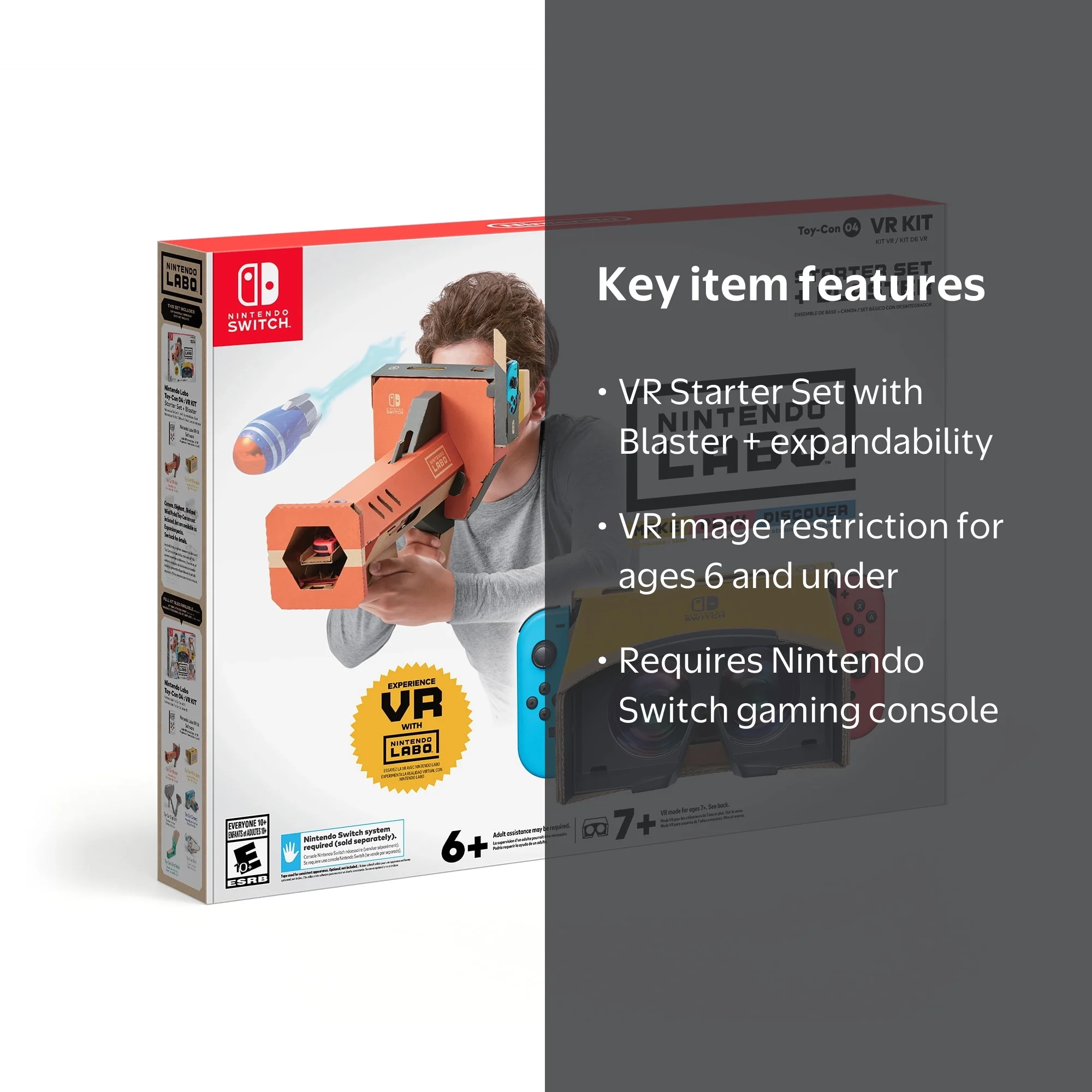 Nintendo Switch Labo VR Kit: DIY Toy-Con 04 Starter Set + Blaster
