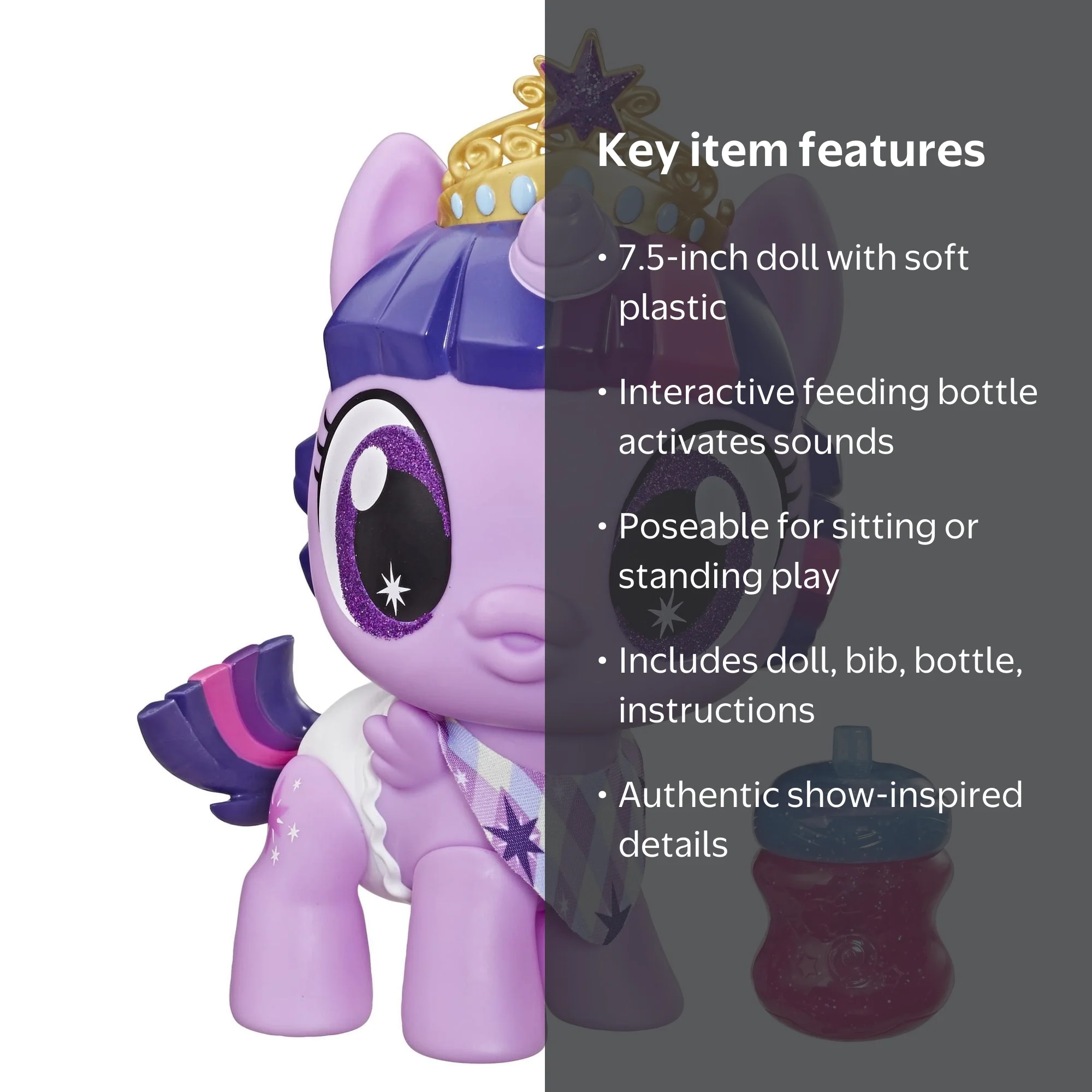 My Little Pony Toy My Baby Twilight Sparkle, Ages 3 and Up - Walmart.com My Little Pony Toy My Baby Twilight Sparkle, Ages 3 and Up - Walmart.com