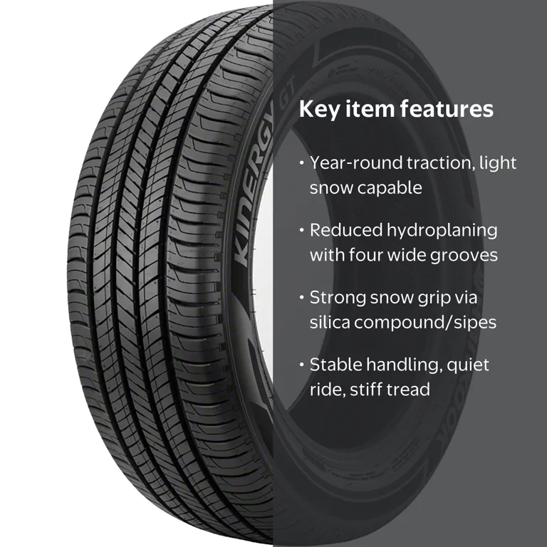 Hankook Kinergy GT H436 All-Season Tires, High Grip Silica