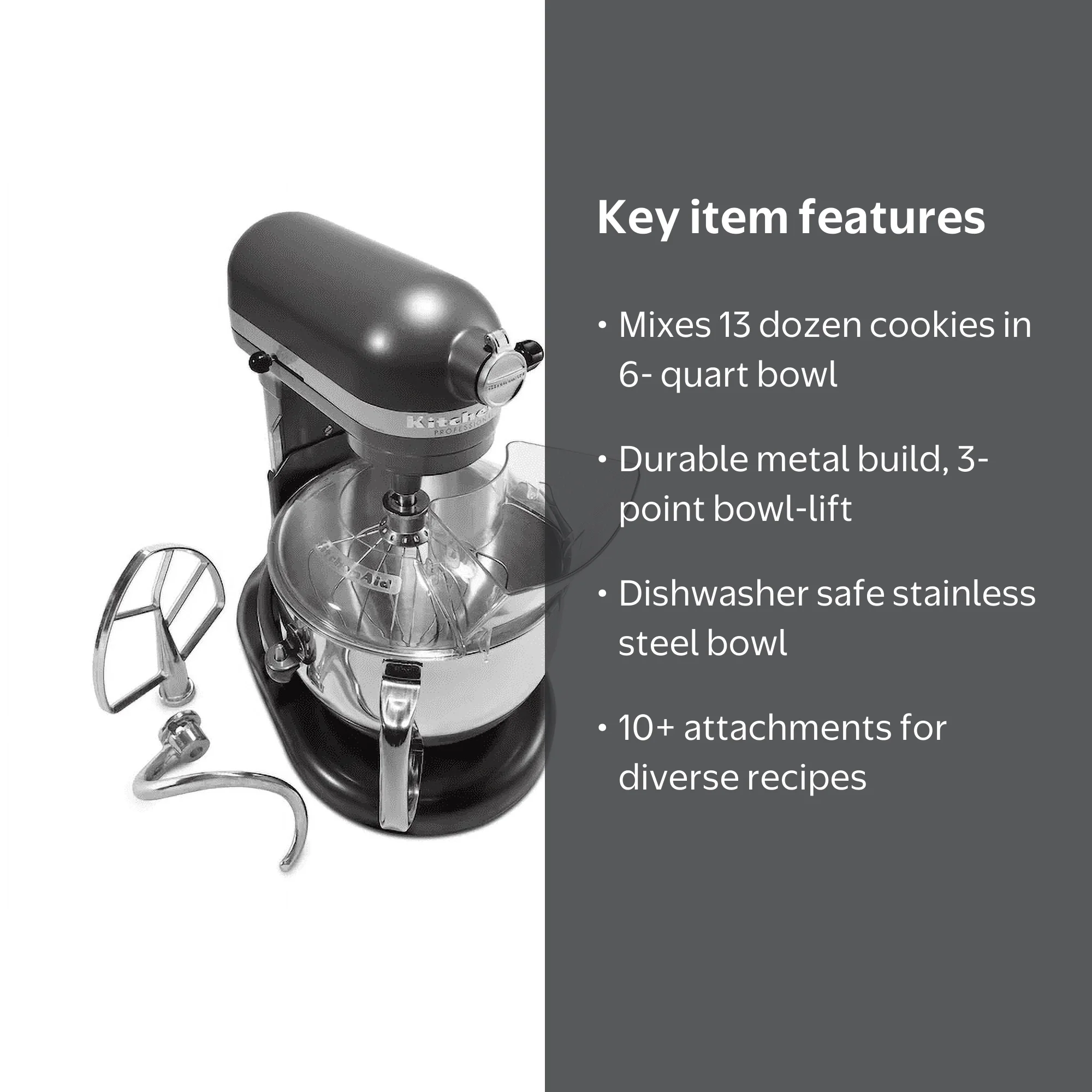 KitchenAid Pro 600 Series 6-Quart Bowl-Lift Stand Mixer with