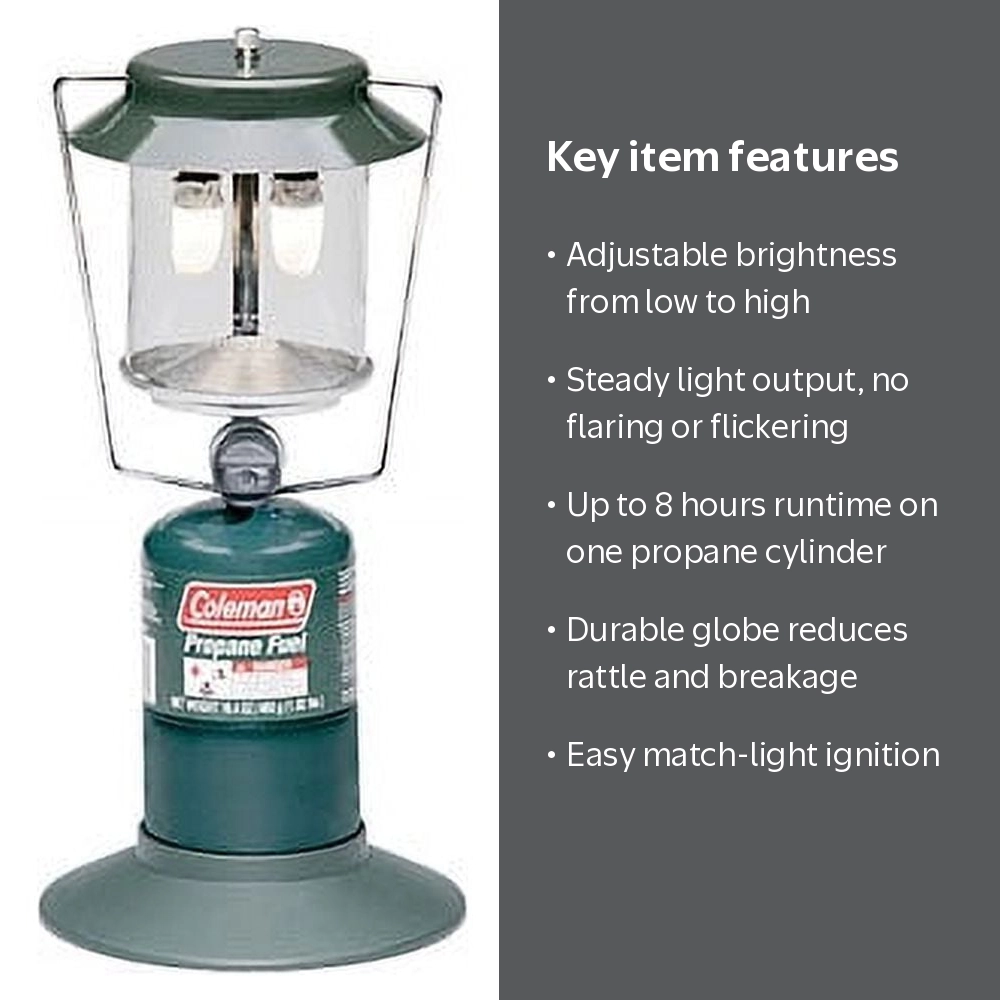 Coleman ランタン 2個セット Coleman Portable Light Camp Lamp: Two-Mantle Propane Lantern