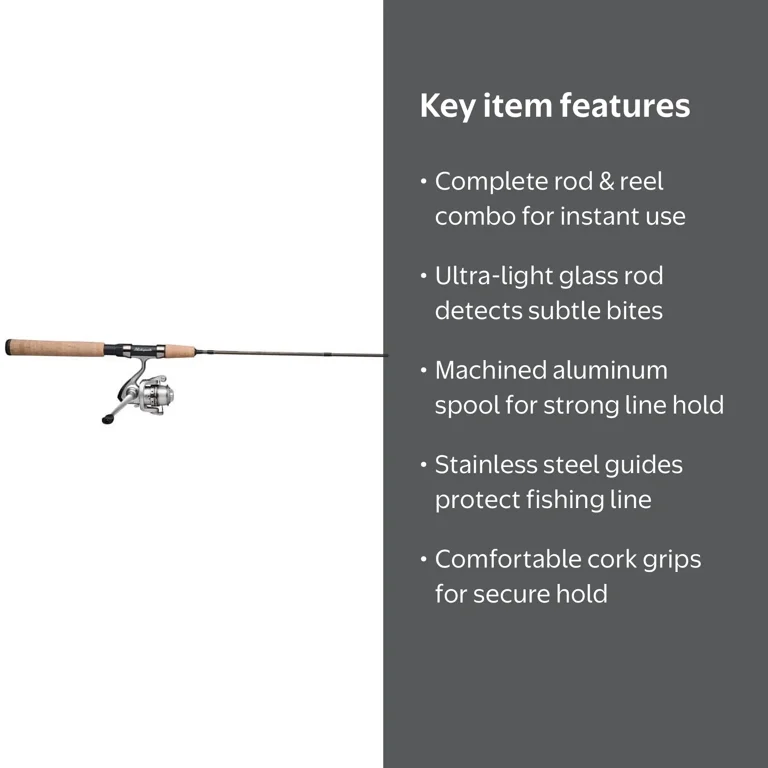 Shakespeare Micro Spinning Ultra-Light Starter Combo - Walmart.com