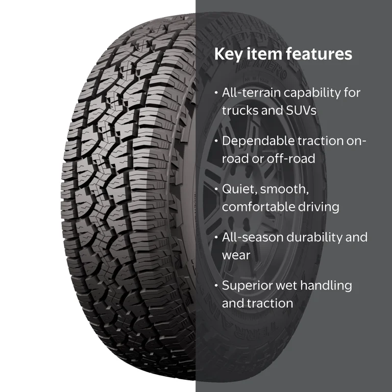 Dextero DAT1 All-Terrain LT265/75R16E 123/120S Tire - Walmart.com